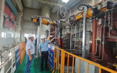Inside a national demonstration project for compressed air energy storage using underground salt caverns developed by Tsinghua University in China, one of the filers of patents in the technology class. Image: Tsinghua University Dept of Electrical Engineering.